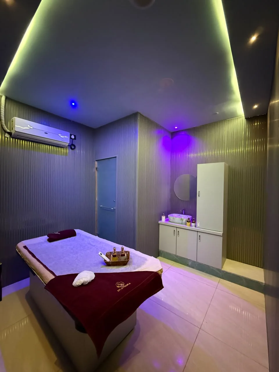 Aroma massage room at Splendora Wellness Spa